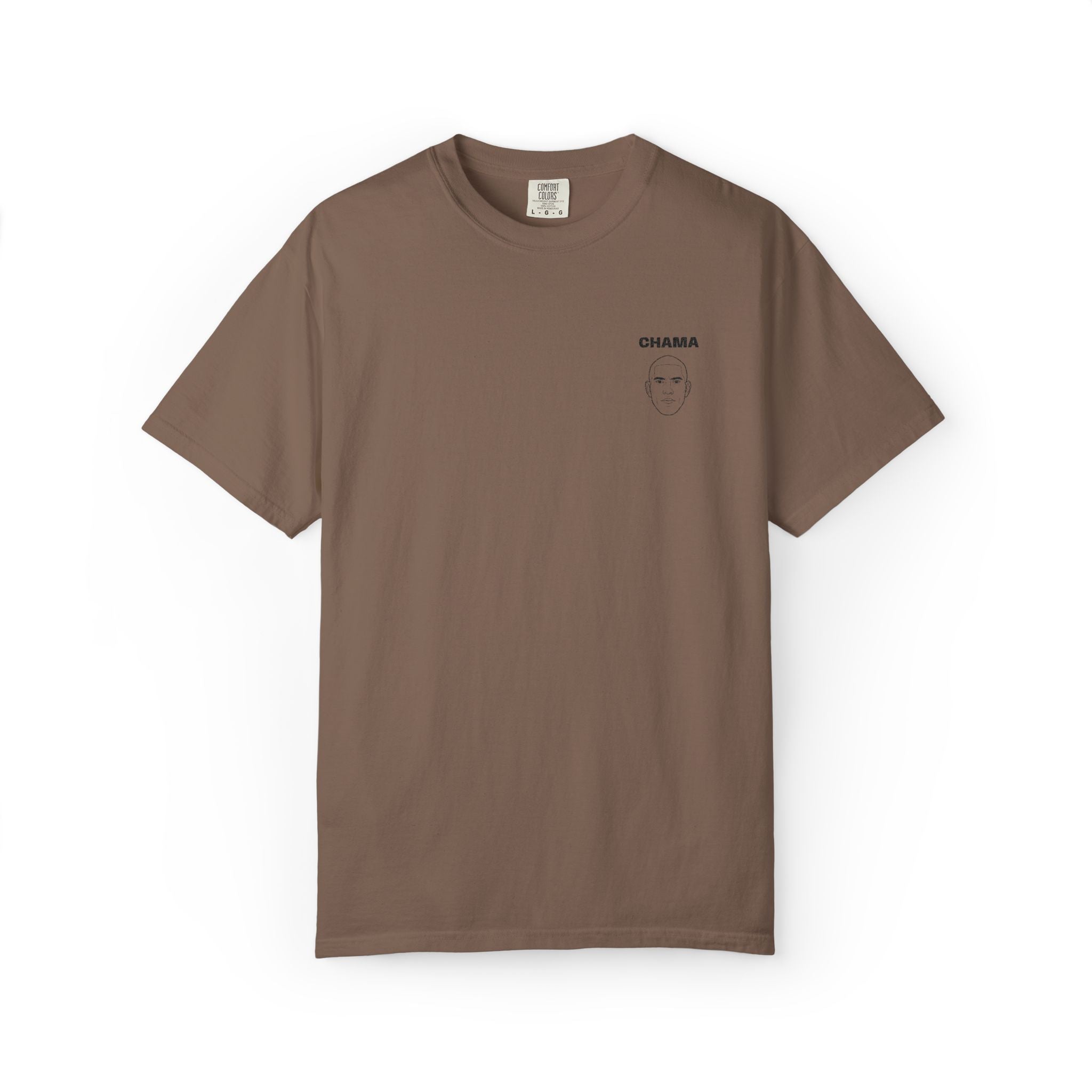 Alex Pereira Chama Stylish Slogan Embroidered Print T-Shirt Unisex | Minimal Line Art, Tee